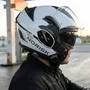 Capacete Articulado Total Norisk Avenger Branco