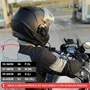 Capacete Articulado Total  Norisk Avenger Preto Fosco