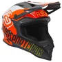 Capacete Off Road Asw Fusion 2.0 Dash Preto Laranja Branco