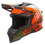 Capacete Off Road Asw Fusion 2.0 Dash Preto Laranja Branco