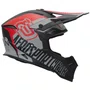 Capacete Off Road Asw Fusion 2.0 Dash Preto Vermelho Areia