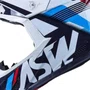 Capacete Off Road Asw R1 MIPS Neo Branco Marinho Vermelho