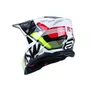Capacete Off Road Asw R1 MIPS Neo Branco Preto Vermelho