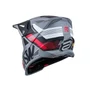 Capacete Off Road Asw R1 MIPS Neo Chumbo Preto Vermelho