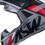 Capacete Off Road Asw R1 MIPS Neo Chumbo Preto Vermelho
