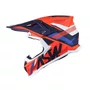 Capacete Off Road Asw R1 MIPS Neo Laranja Fluo Azul Branco
