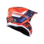 Capacete Off Road Asw R1 MIPS Neo Laranja Fluo Azul Branco