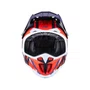 Capacete Off Road Asw R1 MIPS Neo Laranja Fluo Azul Branco