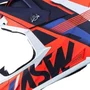 Capacete Off Road Asw R1 MIPS Neo Laranja Fluo Azul Branco