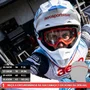 Capacete Asw Motocross R1 MIPS Prisma Branco Marinho