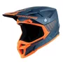 Capacete Asw Motocross R1 MIPS Prisma Cinza Escuro Laranja