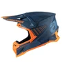 Capacete Asw Motocross R1 MIPS Prisma Cinza Escuro Laranja
