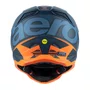 Capacete Asw Motocross R1 MIPS Prisma Cinza Escuro Laranja
