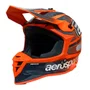 Capacete Asw Motocross R3 Essence Laranja Cinza Branco