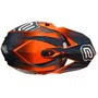 Capacete Asw Motocross R3 Essence Laranja Cinza Branco