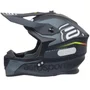 Capacete Asw Motocross R3 Essence Preto Cinza Amarelo