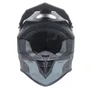 Capacete Asw Motocross R3 Essence Preto Cinza Amarelo