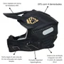 Capacete Asw Motocross R3 Victorious Preto Gold