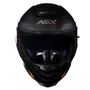 Capacete Fechado Asx Eagle SV Solid Preto Grafite Vermelho Fosco