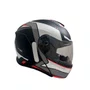Capacete Articulado Axxis Gecko Capital B5 Sv Preto Branco Verm