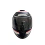Capacete Articulado Axxis Gecko Capital B5 Sv Preto Branco Verm