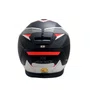 Capacete Articulado Axxis Gecko Capital B5 Sv Preto Branco Verm