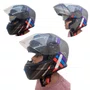 Capacete Fechado Axxis Gecko Epic B1 Sv Preto Cinza Fosco