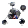 Capacete Fechado Axxis Gecko Epic B1 Sv Preto Cinza Fosco