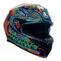 Capacete Fechado Agv K3 Rossi Winter Test 18 Com Pinlock Incluso