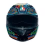Capacete Fechado Agv K3 Rossi Winter Test 18 Com Pinlock Incluso