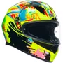 Capacete Fechado Agv K3 Rossi Winter Test 19 Com Pinlock Incluso