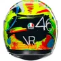 Capacete Fechado Agv K3 Rossi Winter Test 19 Com Pinlock Incluso