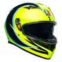 Capacete Fechado Agv K3 Rossi Winter Test Phillip Island Com Pinlock
