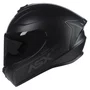 Capacete Fechado Asx Draken Solid Preto Fosco