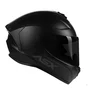 Capacete Fechado Asx Draken Solid Preto Fosco