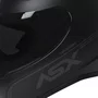 Capacete Fechado Asx Draken Solid Preto Fosco