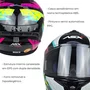 Capacete Fechado  Asx Draken Thunder Preto Rosa Tiffany