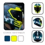Capacete Fechado Kyt TT Course Fuselage Amarelo Gloss