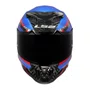 Capacete Fechado Ls2 FF807 Dragon Carbon Trax Azul Vermelho