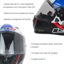 Capacete Fechado LS2 FF323 Arrow R John Mcphee Azul Branco