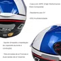 Capacete Fechado LS2 FF323 Arrow R John Mcphee Azul Branco