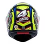 Capacete Fechado Ls2 Ff353 Alex Barros Amarelo Azul