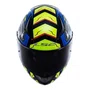 Capacete Fechado Ls2 Ff353 Alex Barros Amarelo Azul