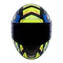 Capacete Fechado Ls2 Ff353 Alex Barros Amarelo Azul