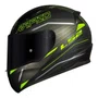 Capacete Fechado LS2 FF353 Rapid Rokku Preto Amarelo Fosco