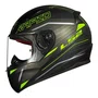 Capacete Fechado LS2 FF353 Rapid Rokku Preto Amarelo Fosco