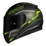 Capacete Fechado LS2 FF353 Rapid Rokku Preto Amarelo Fosco