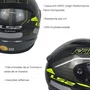 Capacete Fechado LS2 FF353 Rapid Rokku Preto Amarelo Fosco