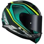 Capacete Fechado LS2 FF353 UFO Verde Amarelo Flou