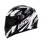 Capacete Fechado Ls2 Ff358 Draze Preto Branco